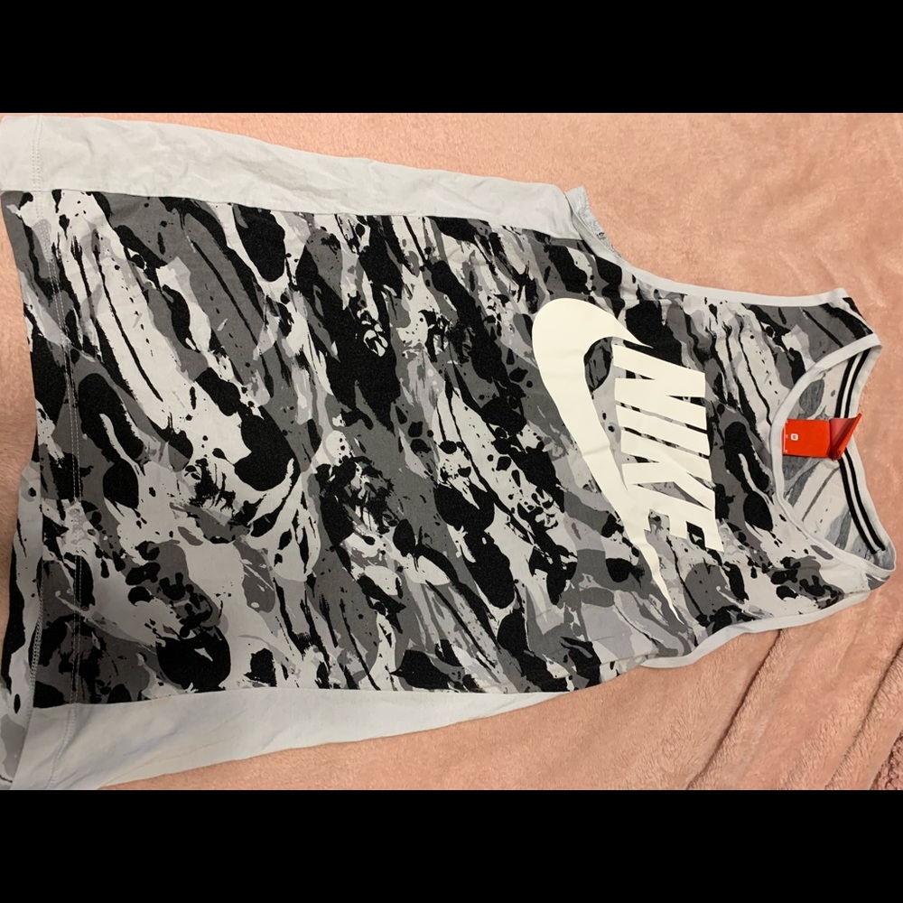 nike camo muscle tee